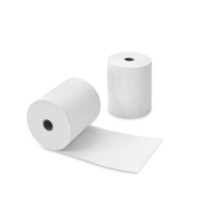 Bonrollen Normalpapier Blanko Additionsrollen, 76mm x 40m x 12mm - 50 Rollen