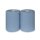 Putzrolle Comfort 37 cm, Kern 60 mm, 3-lagig, 190 m, Zellstoff, blau, verleimt, 500 Abrisse je Rolle - 3 Packungen = 6 Rollen