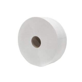 Toilettenpapier Premium - Großrolle Jumbo Maxi - Ø 26 cm - 2 lagig - 250 m - Recycling-Zellstoff Mix - weiß - perforiert - 1 Palette = 252 Rollen