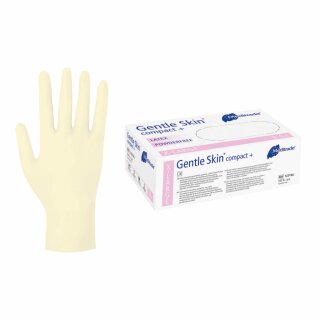 Latex Handschuhe weiß ungepudert, Größe S - 100 Stück