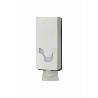 Toilettenpapier Spender - Classic Line - Einzelblatt - weiß
