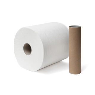 Handtuchrollen geeignet für Lotus enMotion + Adapater - 2-lagig - 140 m - Zellstoff - Kern 50 mm - 1 Palette = 264 Rollen