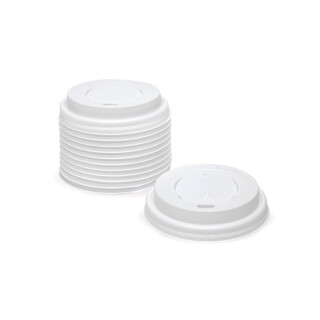 Deckel für Kaffeebecher weiß 80 mm - 200 ml "Coffee to go" - 1 Palette = 36.000 Deckel