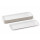 Pappteller eckig - 6,5 x 22 cm - Frischfaser – 2.000 Stück
