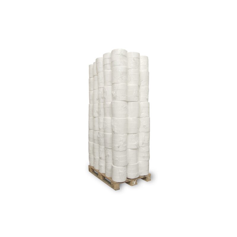 144 Rollen 3-lagig Toilettenpapier 250 Blatt weiß WC-Papier 