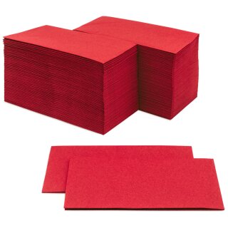 Zelltuch-Servietten, 2 lagig bordeaux, 1/8 Falz, 33 x 33 cm - 6 x 250 Stück
