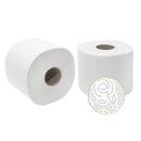 Toilettenpapier Kleinrollen Premium - Zellstoff hochweiß - 2-lagig - 500 Blatt - 1 Palette = 1440 Rollen
