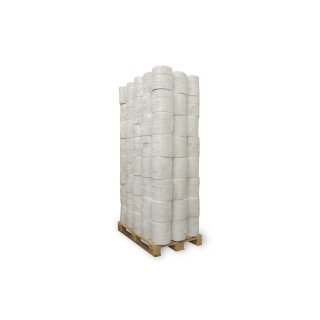1/2 Palette Toilettenpapier Kleinrolle Tissue RC, 2 lagig, 250 Blatt, weiß 75 % - 1152 Rollen