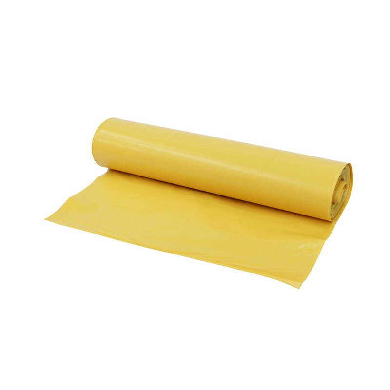 Müllsäcke LDPE, gelb, 120 Liter, 70 x 110 cm - 10 Rollen x 25 Beutel