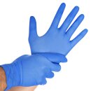 Nitril Handschuhe blau in Spenderbox - 10 x 100 Stück