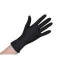 Nitril Handschuhe PREMIUM schwarz in Spenderbox ungepudert Größe S - 100 Stück