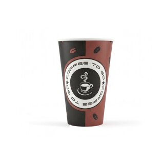 Kaffeebecher, Classic "Coffee to go" - Größe wählbar